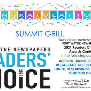 Fort Wayne Readers’ Choice Awards