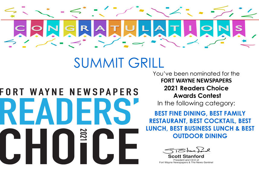 Fort Wayne Readers’ Choice Awards