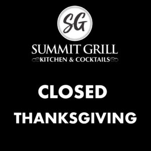 Closed For Thanksgiving