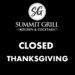 Closed For Thanksgiving