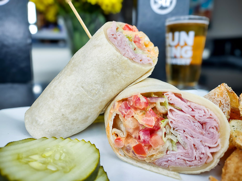 Chipotle Ham Swiss Wrap