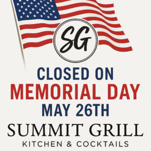 Closed Memorial Day