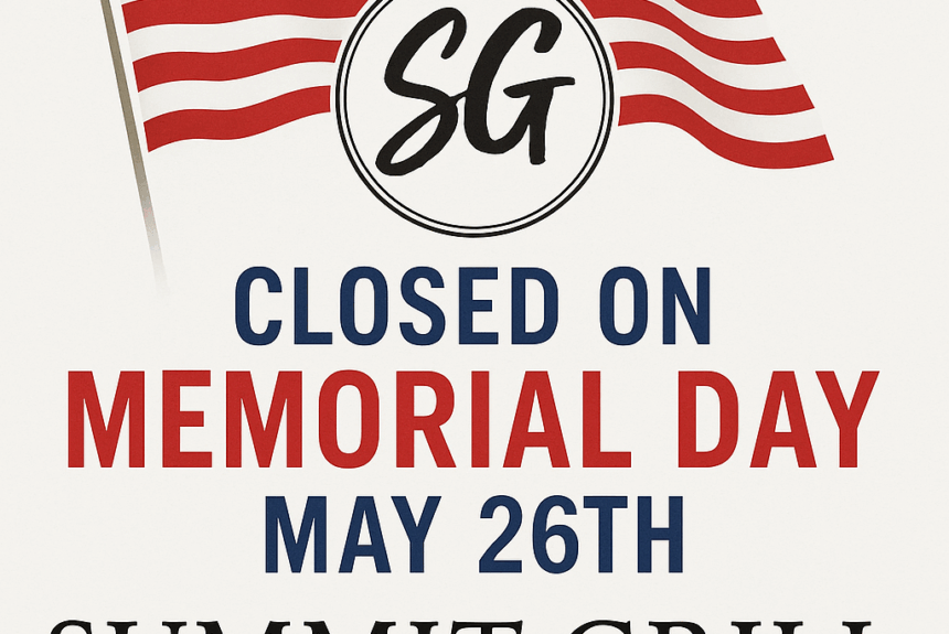 Closed Memorial Day