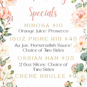 Mother’s Day Specials