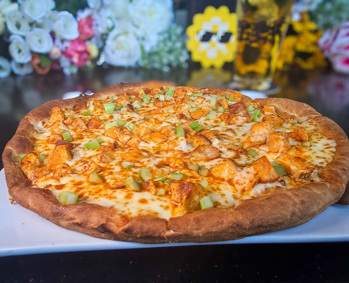 June Pizza Of The Month – Buffalo Chicken Pizza June Pizza Of The Month – Buffalo Chicken Pizza