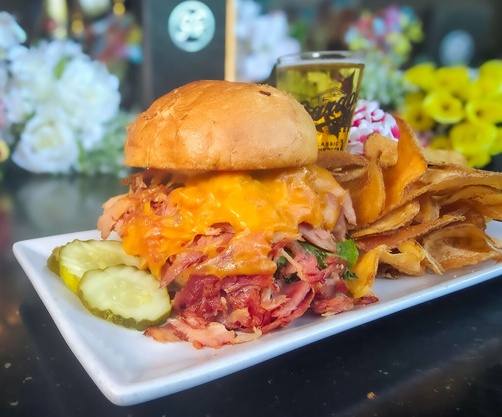 June Sandwich Of The Month - The Hot Ham & Cheddar