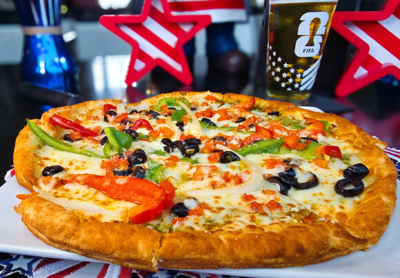 July Pizza Of The Month – The Pesto Veggie Pizza
