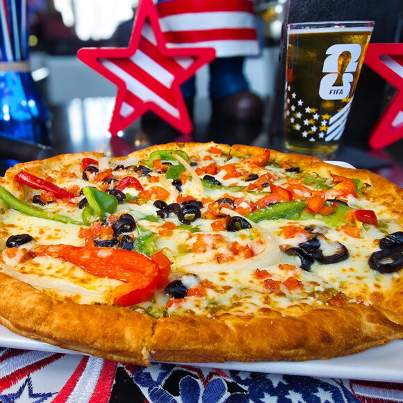 July Pizza Of The Month – The Pesto Veggie Pizza