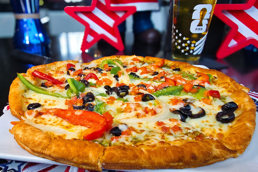 July Pizza Of The Month – The Pesto Veggie Pizza July Pizza Of The Month – The Pesto Veggie Pizza