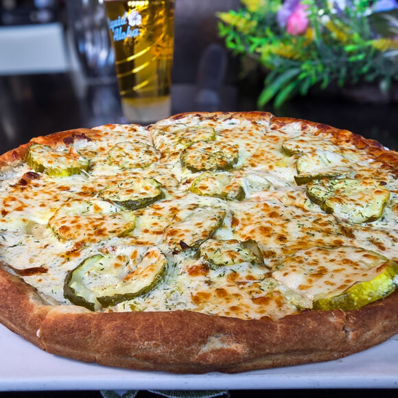 August Pizza Of The Month – The Pickle Pizza