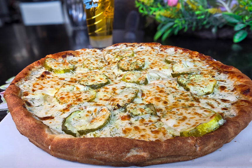 August Pizza Of The Month – The Pickle Pizza August Pizza Of The Month – The Pickle Pizza